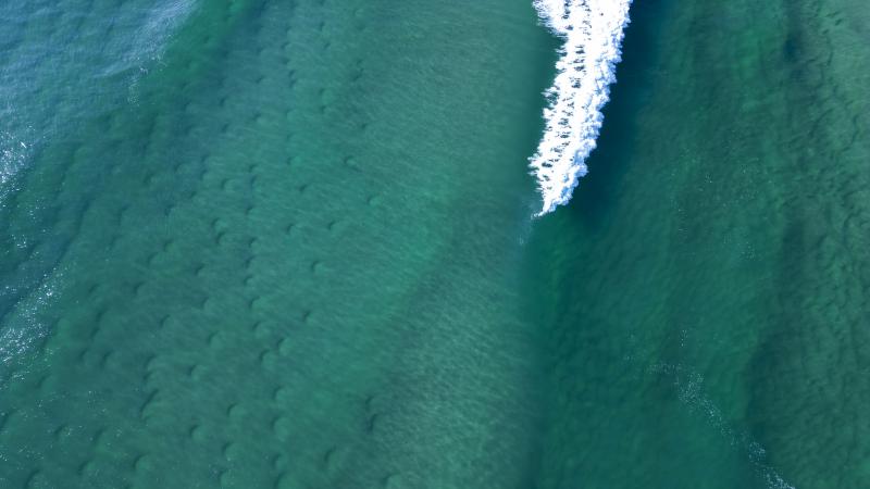 Foam on Teal, Palm Beach (Gold Coast stock photo)